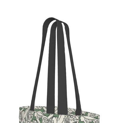 Modern Illustrated Female Shopper - Reusable Artist Designed Tote Bag